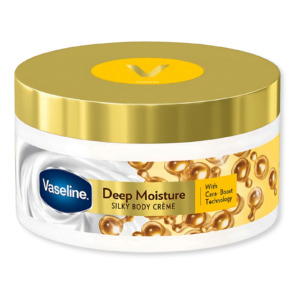 Vaseline Deep Moisture Silky Body Cream, 180 g